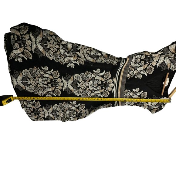 Ettitwa Dress Womens Size‎ 4 Brocade Floral Dark Romantic Floral Whimsigoth - Picture 13 of 13